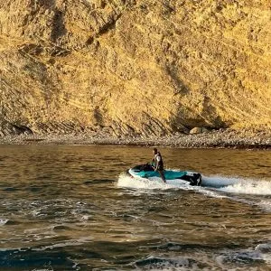 Jet ski tour Ibiza east coast crystal clear water