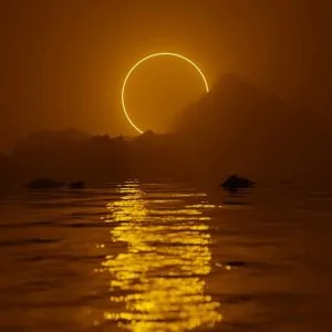 Solar eclipse jet ski tour sunset Ibiza